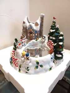 PARTYLITE SCHNEEGLOCKE KERZENHALTER EISLAUF SCHNEEMANN P7651 IN OVP - Bild 1 von 5