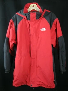 The North Face TNF Nylon Shell Hooded Windbreaker Jacket Red Size XL/TG Name Tag - Picture 1 of 6