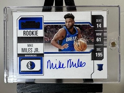 2023-24 Contenders Mike Miles Jr. Rookie Ticket Image Variation On Card Auto RC - Image 1 of 2