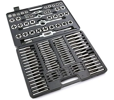 FILIERA 110 PEZZI SET FILIERE PER FILETTATURA MASCHI E FEMMINE PER FILETTATURA - Immagine 1 di 4