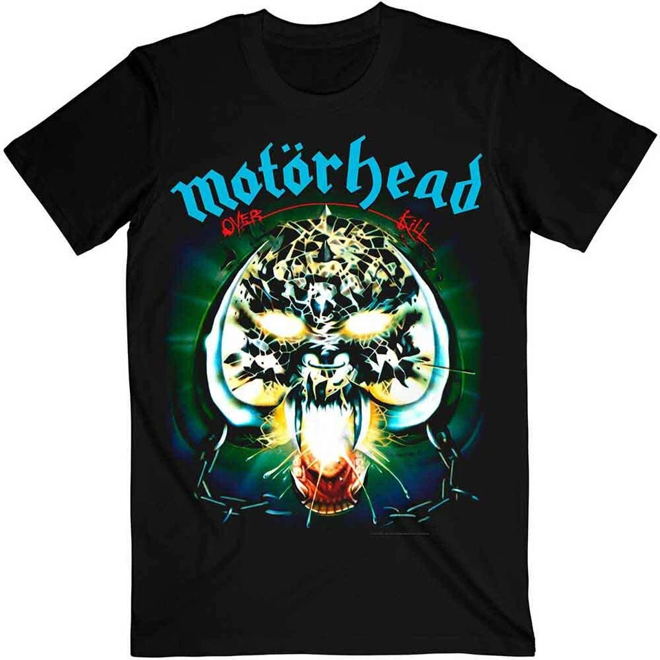 Camiseta Motorhead Overkill Negra Nueva Foto 1 de 1
