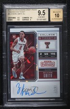 2018 Contenders Draft Picks Cracked Ice /23 Zhaire Smith BGS 9.5 Rookie Auto RC