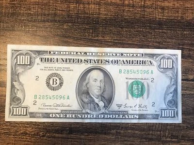 1969C $100 Dollar Note Vintage Series C New York - Crisp-Uncirculated? - Image 1 of 4