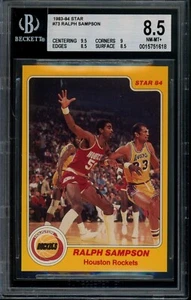 1983-84 Star #73 Ralph Sampson Rookie BGS 8.5 - Picture 1 of 2