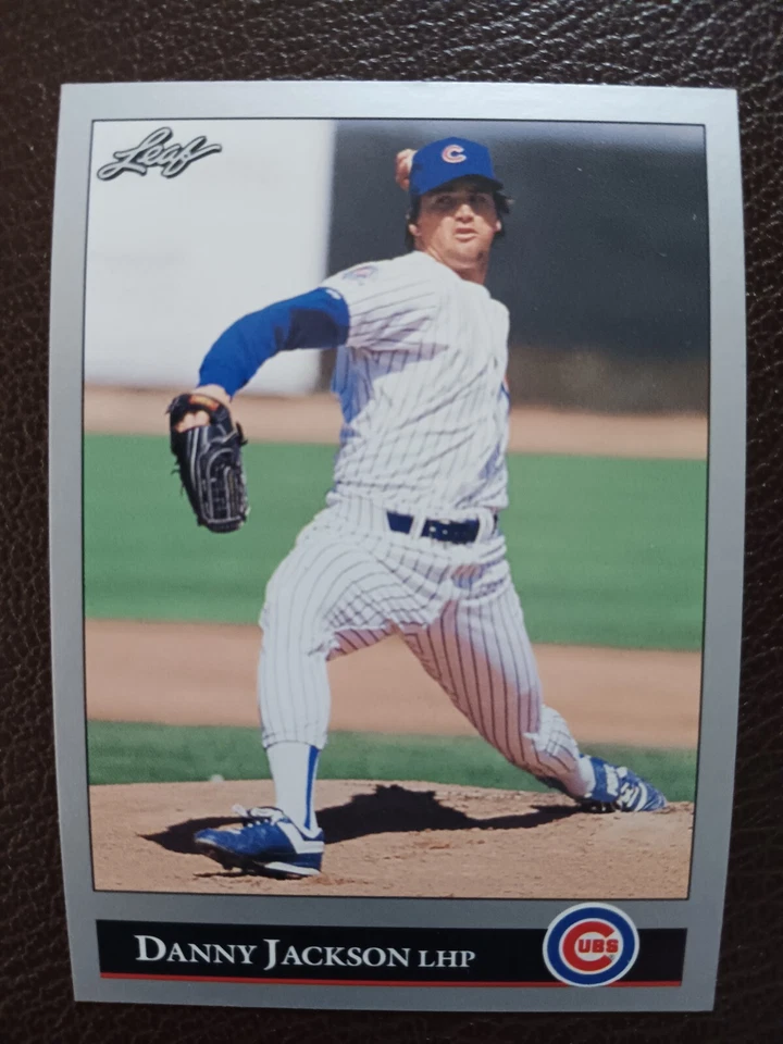 DANNY JACKSON CHICAGO CUBS 1992 LEAF BASEBALL CARD #381 - Image 1 of 1