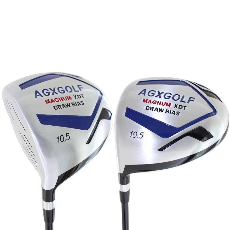 AGXGOLF MENS TALL +1" LEFT HAND XDT 460 DRAW-BIAS DRIVER GRAPHITE 10.5* wCOVER - Image 1 of 1
