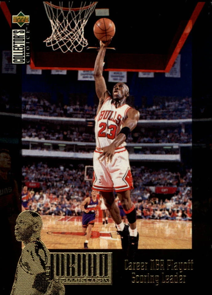 Colección Michael Jordan 1995-96 Collector's Choice #JC11 Carrera NBA Playoff SL Foto 1 de 1
