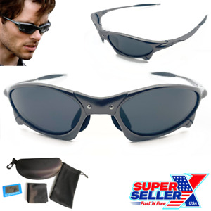 Metal-X Penny Cyclops Sunglasses Polarized Black Iridium UV400 Lenses - USA