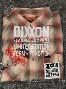 Dixxon Flannel - Men’s 2XL XXL- The Bubba Flannel - Texas Chainsaw Tribute - NEW - Picture 1 of 10