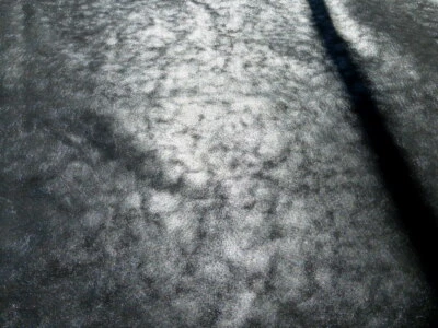 Pigskin leather XXL hide Mottled Black Shimmering Antiqued Vintage Distressed - Image 1 of 4