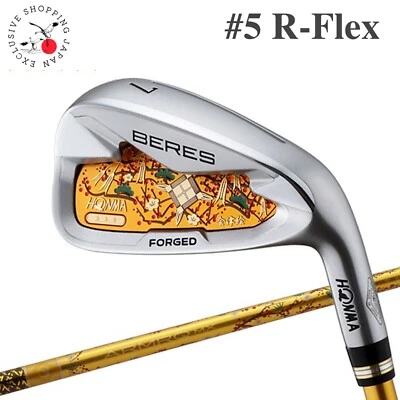 HONMA Golf BERES Aizu 3S 3 Star Grade Iron Club #5 R-Flex ARMRQ MX Shaft Men - Image 1 of 4
