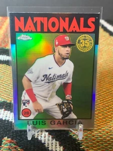 2021 Topps Chrome Luis Garcia 1986 35th Anniversary Refractor Insert RC - Bild 1 von 1