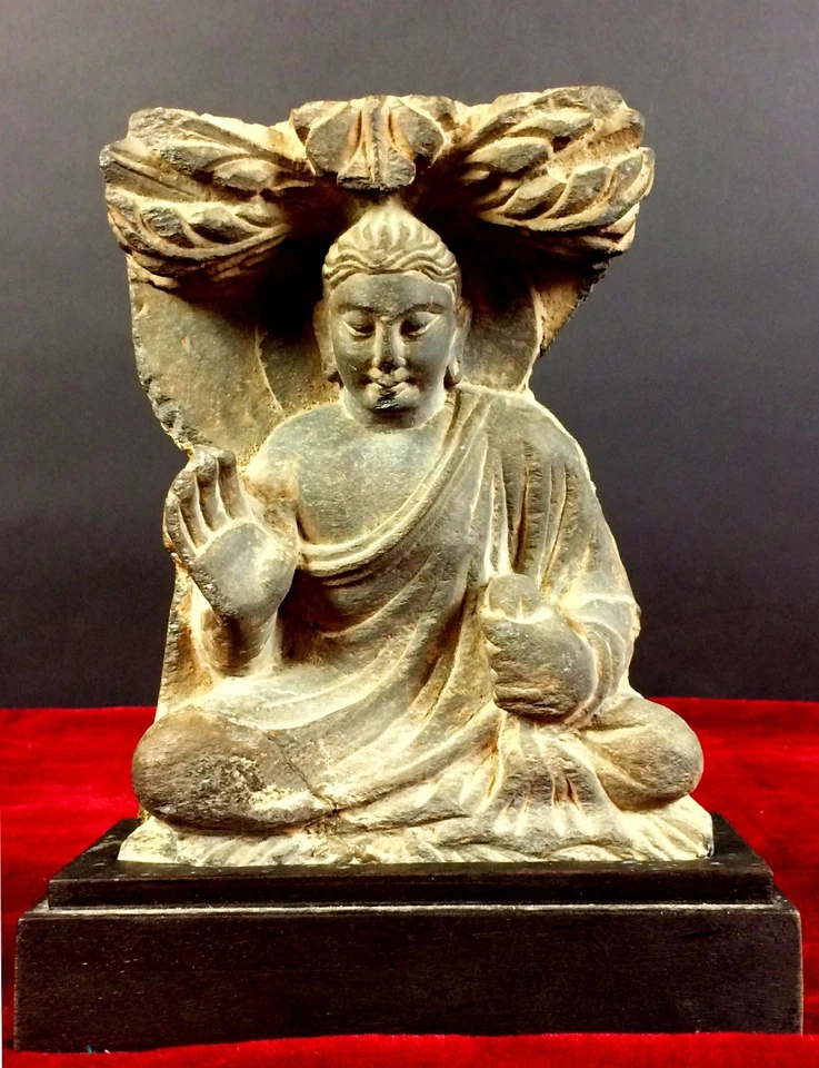 BUDA. TALLADO EN CASQUILLO. ESTILO GRECO-BUDISTA. GANDHARA. AFGANISTÁN. S. II DC (?) Foto 1 de 1