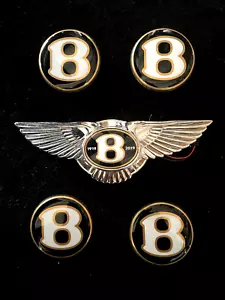 Bentley Continental 100-Year Limited Edition Illuminated Centennial Badge Set - Picture 1 of 3