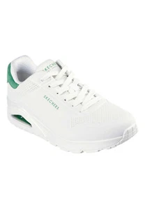Skechers Street Uno - Suited On Air Sneakers Da Uomo 183004 WGR Bianco/Verde - Foto 1 di 5