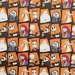 TELA DE POLIALGODÓN JACK SKELLINGTON RECORTADA DISNEY PESADILLA ANTES DE NAVIDAD - Imagen 1 de 2