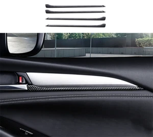 For Mazda 6 Atenza 2018-2021 Carbon Fiber interior 4-Door Panel Decor Trim Cover - Picture 1 of 5