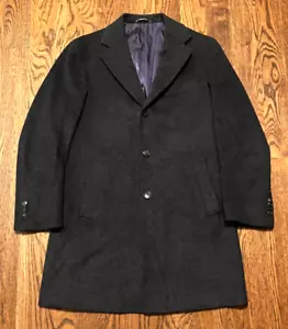 SuitSupply soprabito lana uomo giacca piccola cappotto grigio antracite usato in ottime condizioni - Foto 1 di 3