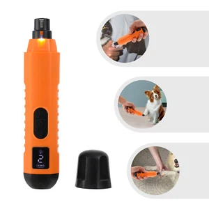Tagliaunghie Elettrico per Cani Tagliaunghie Tagliaunghie Ricarica USB Professionale con Luce - Foto 1 di 18