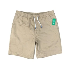 Gap Shorts Boys Youth XXL 2XL Husky Beige Cotton Stretch Easy Pull On Drawstring - Picture 1 of 14