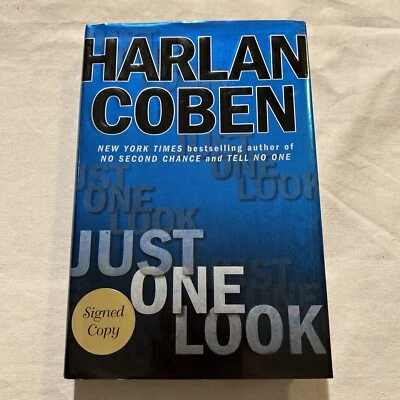 Just One Look Signed 1st Edition By Harlan Coben DJ HC - Image 1 of 4