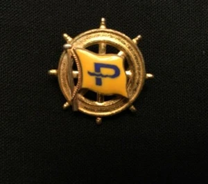 Vintage Prinz Line Ferries Enamel Badge - Harwich to Bremerhaven -1970s - V Rare - Picture 1 of 3