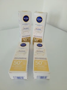 4x Nivea Sun Crema Viso Solare Anti-macchie Luminous630 Fp50+ 40ml x4 - Imagen 1 de 3