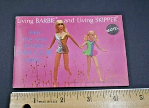 1970 Booklet "Living Barbie and Living Skipper" - Picture 1 of 3