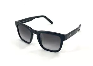 Occhiali da sole Salvatore Ferragamo SF827S-001 montatura quadrata nera nuovi Made in Italy - Foto 1 di 6