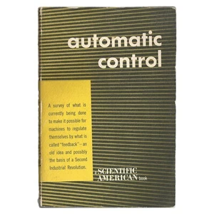 Automatische Steuerung Vintage Wissenschaftsbuch Taschenbuch Scientific American Pub - Bild 1 von 1
