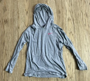 Girls Gray Lightweight Nike hoodie Size XL - Picture 1 of 3