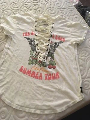 Camiseta de encaje para mujer TRUNK LTD talla s the als band eat a melocotón verano ture crema Foto 1 de 4