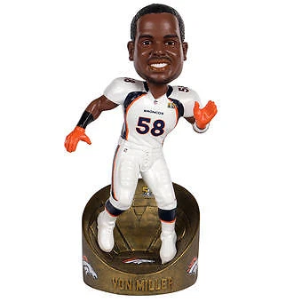 Von Miller Denver Broncos Champions Series MVP - Super Bowl 50 Bobblehead NFL Cover