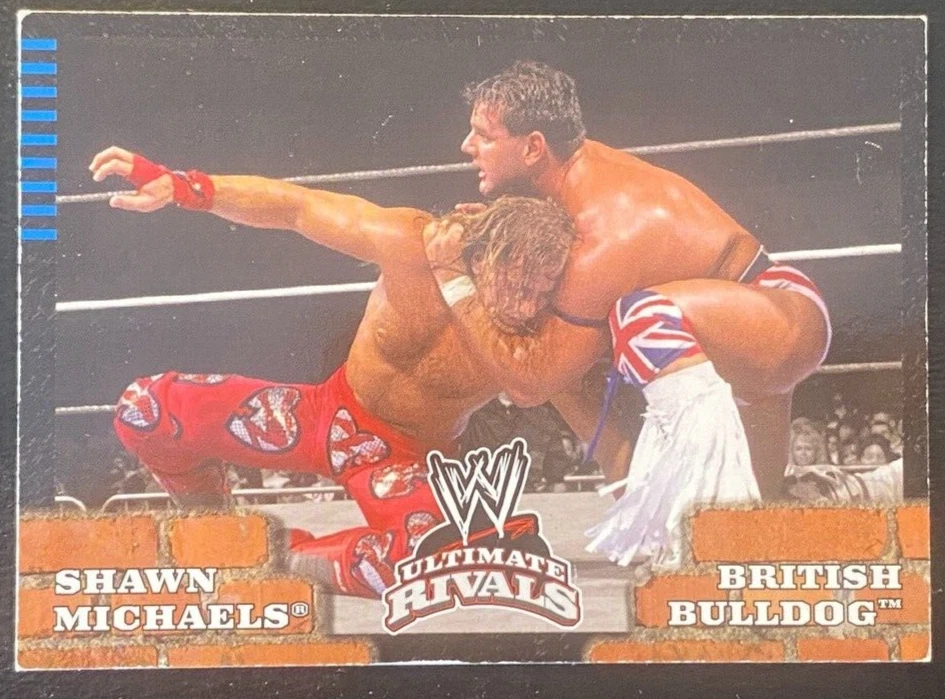 Shawn Michaels vs British Bulldog 2008 WWE Ultimate Rivals #52 - Image 1 of 2