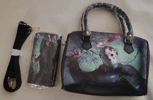 Freitag der 13. Jason Voorhees Horror Handtasche Geldbeutel und Portemonnaie - Bild 1 von 4