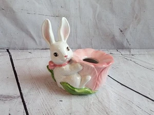 Cheryl Johnson Spring Bunny Hase Kerzenständer Blume Vintage 1987 - Bild 1 von 6