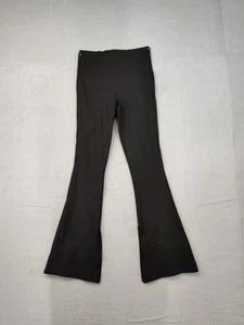 Na-Kd Women Leggings S Black High Rise Bootcut Compression Flared Leg Casual - Picture 1 of 21