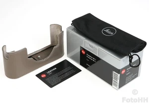 PROTECTOR MEDIA FUNDA LEICA M LEICA M11 EN CUERO COLOR TOPO NÚMERO LEICA:24041 - Imagen 1 de 14