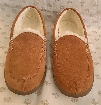 Mocasines Vionic Lynez Toffee de gamuza forrados de piel sintética para mujer talla US 7, Eur 38 Foto 1 de 4