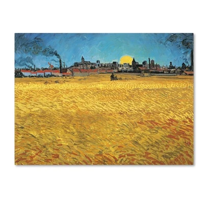 Noche de verano 1888 obra de arte de Vincent van Gogh, 18 por 24 pulgadas Foto 1 de 3