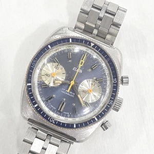 RAR Vintage 70er Jahre Eletta Chronograph Valjoux Cal 7733 Herren 37mm Uhr läuft - Bild 1 von 24