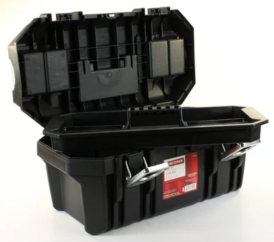 Ящик для инструментов Craftsman 19 дюймов со съемным лотком черный портативный 975019 - Изображение 1 из 4