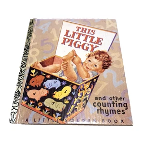 Vintage 1969 Little Golden Book This Little Piggy & Other Counting Rhymes - Bild 1 von 11