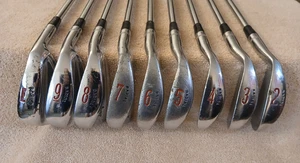 TZ GOLF - VINTAGE BEN HOGAN RADIAL 2-E Eisen, Apex 3/4 Stahlschäfte NEUE GRIFFE RH - Bild 1 von 11