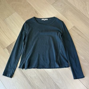 AMO Denim Distressed Shirt Long Sleeve Women’s XS - Picture 1 of 5