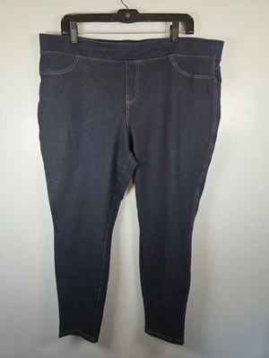 Women's Jeggings Hue, Size XXL, Dark Wash, Tapered - Image 1 of 4