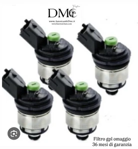 4 LPG INJEKTOREN LANDI RENZO KAPPE GRÜN MTA FIAT 237123000 EURO 5 - Bild 1 von 2