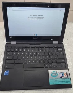 ACER CHROMEBOOK SPIN 511 R752-TN C4XU CELERON N4120 32GB 4GB 11.6" TouchscreenHD - Picture 1 of 5