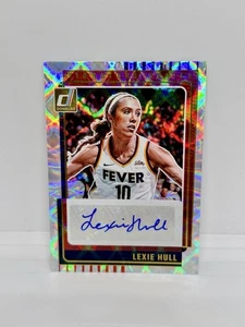 2025 Donruss WNBA LEXIE HULL Signature Series Holo Laser Auto /49 Indiana Fever - Foto 1 di 2