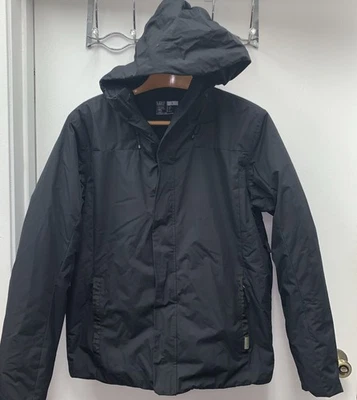 5.11 Tactical Atmos Warming Jacket Mens Large Black Hood Parka Puffer Zipper - Image 1 of 4